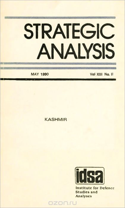 Strategic Analysis: Volume 13,  2: Kashmir