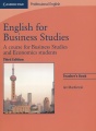 English for Business Studies: A Course for Business Studies and Economics Students: Teacher`s Book